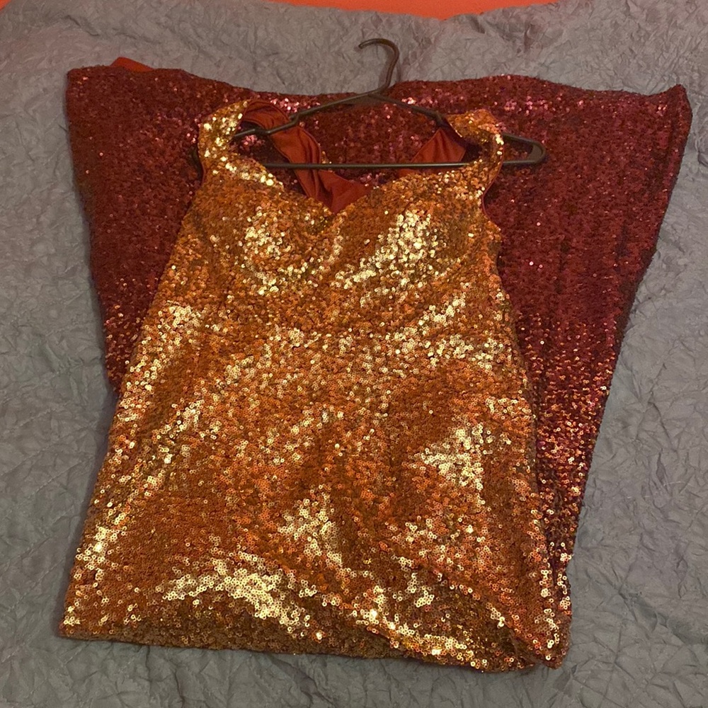 Shiny dress